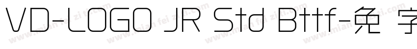 VD-LOGO JR Std Bttf字体转换